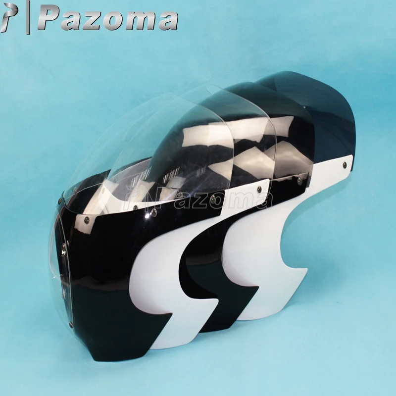 Пластиковый ветровой экран Pazoma для Кафе Racer Style Racing Viper 5-3/4 &quot ветрозащитные