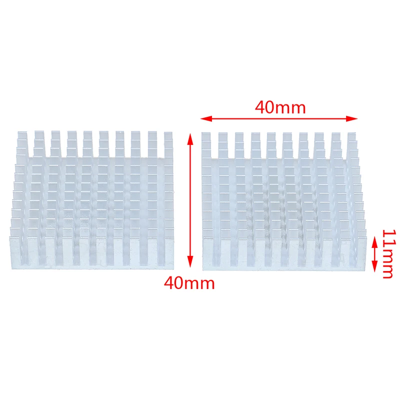 2 шт. алюминиевый радиатор охлаждающий кулер для электронного чипа IC