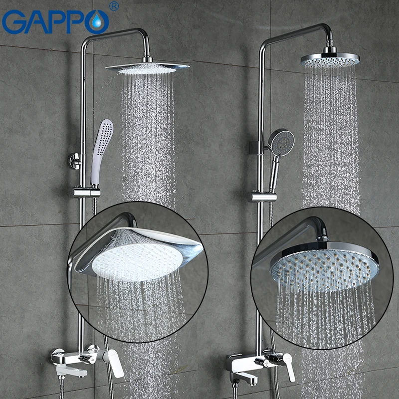 Комплект смесителей для душа GAPPO смеситель ванной комнаты набор с дождевой