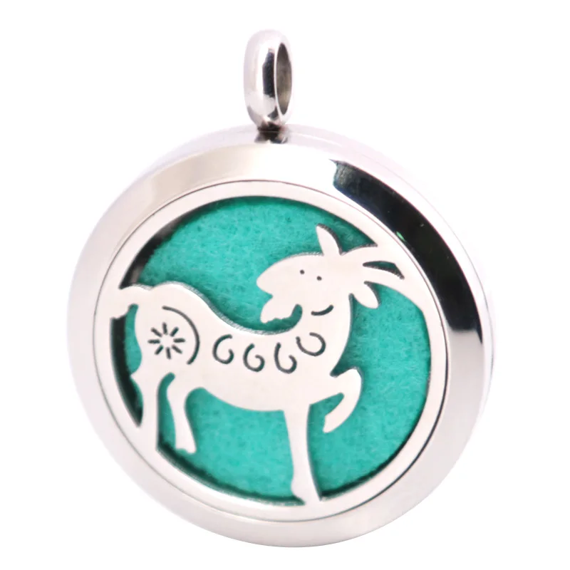 10 шт. олень ароматерапия эфирное масло хирургическая нержавеющая сталь кулон