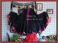cotton 4tiered 18yards ats gypsy tribal belly dance skirt with border ei32