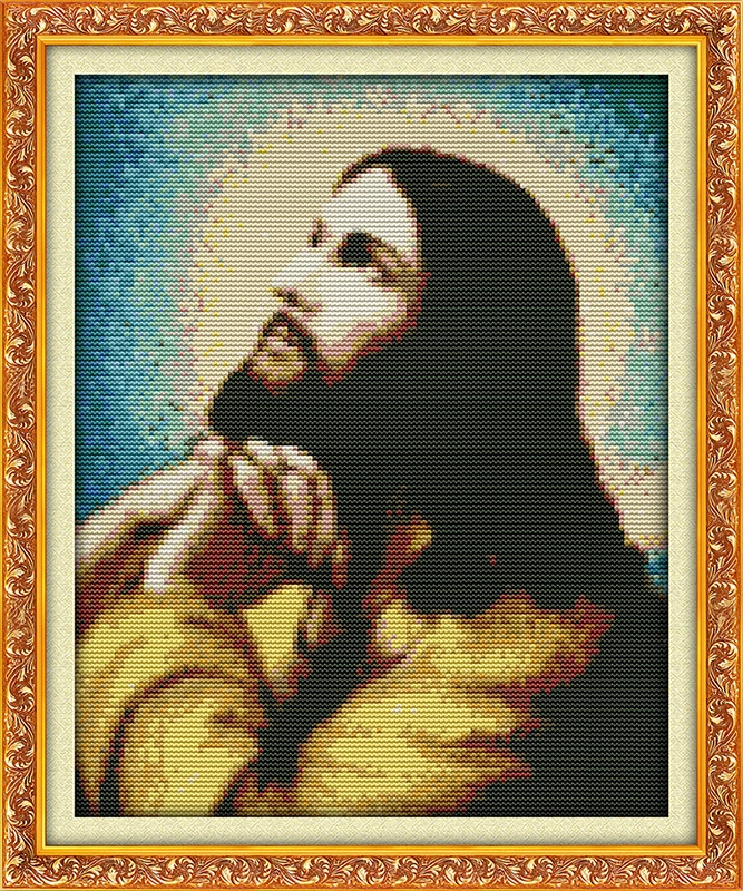 Набор для вышивки крестиком люди проповедь Христос (1) 11CT картины печати вышивка