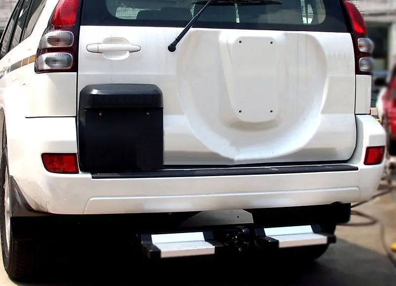 

For Toyota Prado 2003-2009 2x Rear fog lamp Decorative cover Reflected light
