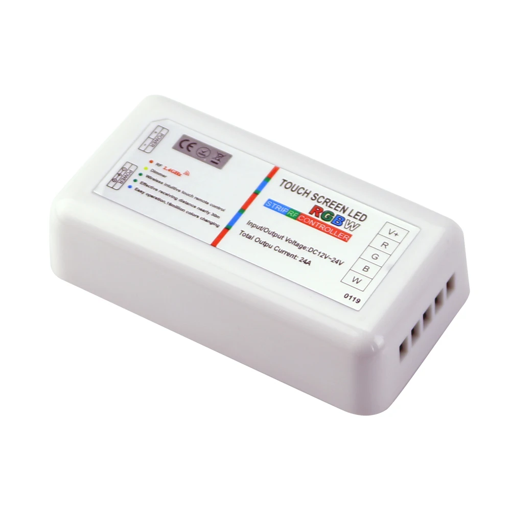 DC12V-24V 24A RGBW контроллер сенсорный экран 2 4G RF беспроводной пульт дистанционного