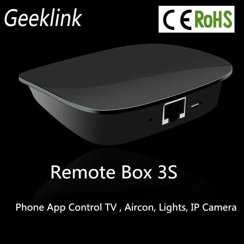 Geeklink remotebox 3 S Умный дом autoamtion Универсальный Интеллектуальный Управление Лер wi-Fi +