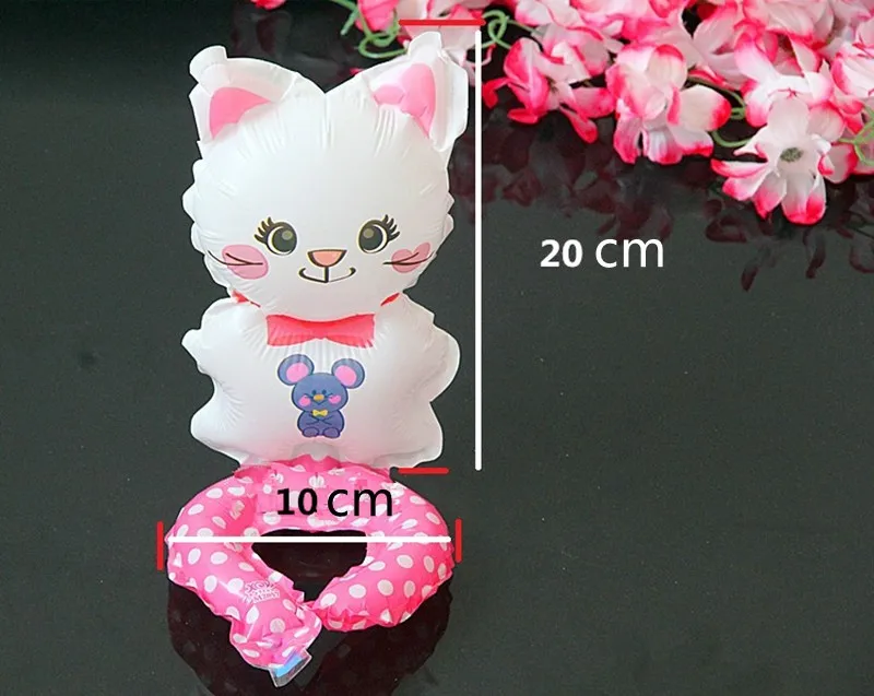 5 шт./лот наручные шары из фольги с животными надувные на день рождения