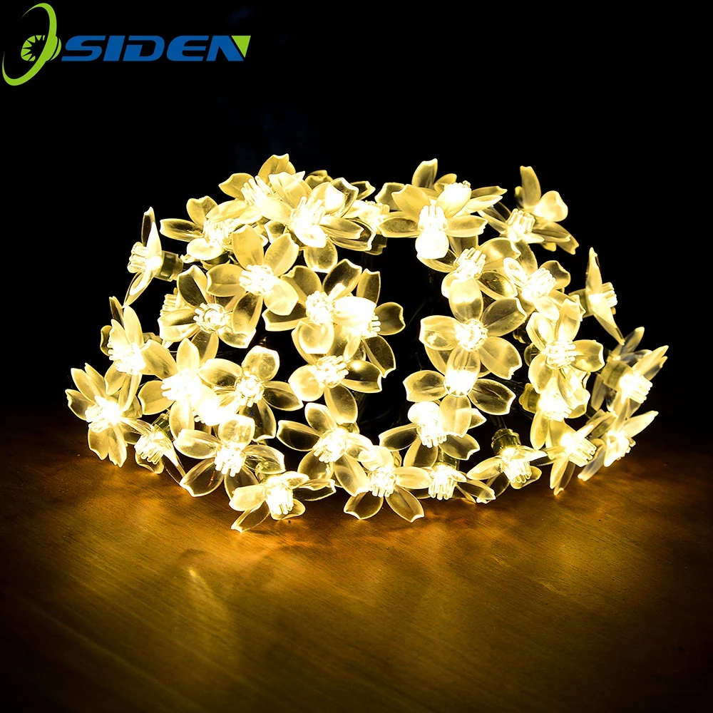 Гирлянда на солнечной батарее 100 светодиодов 7 м 5 м|outdoor solar string lights|100 led solarled fairy