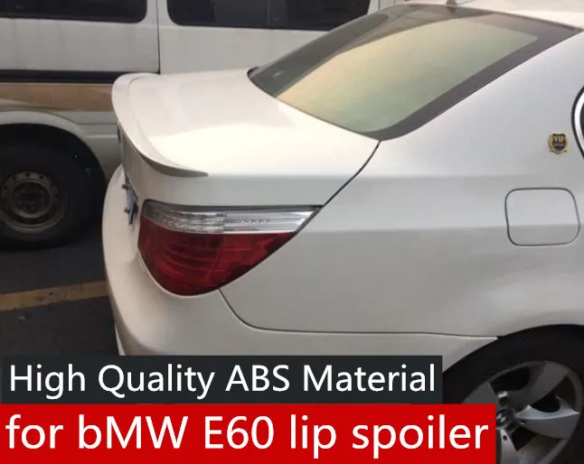 Для BMW M5 E60 спойлер стиль 2005 2009 520 525li 528li Высококачественный ABS Материал заднее