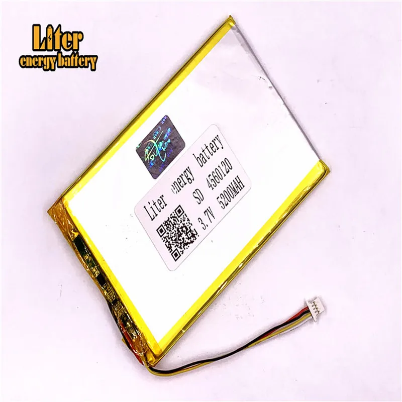 

plug 1.0-4P 3.7v 4560120 lithium polymer battery with pcm backup 5200mah tablet pc battery