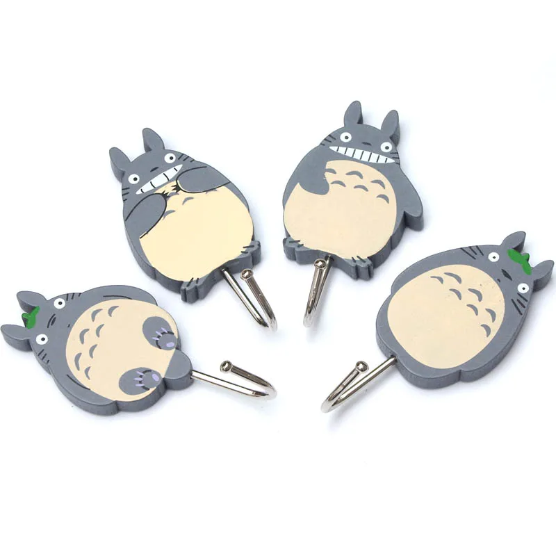 2 шт. креативные крючки для сумок Totoro настенные декоративные вешалок одежды|hook