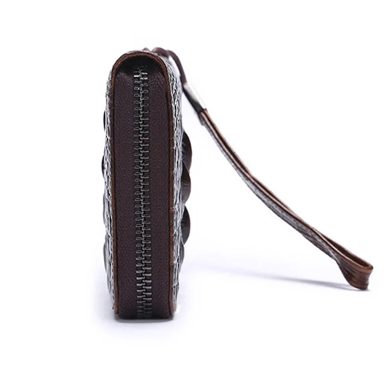 YIANG натуральная кожа крокодиловый стиль мужской клатч сумка для денег