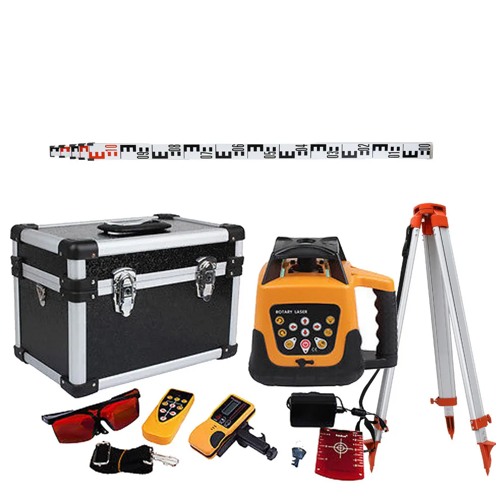 500 м автоматический самонивелирующийся вращающийся красный лазерный уровень