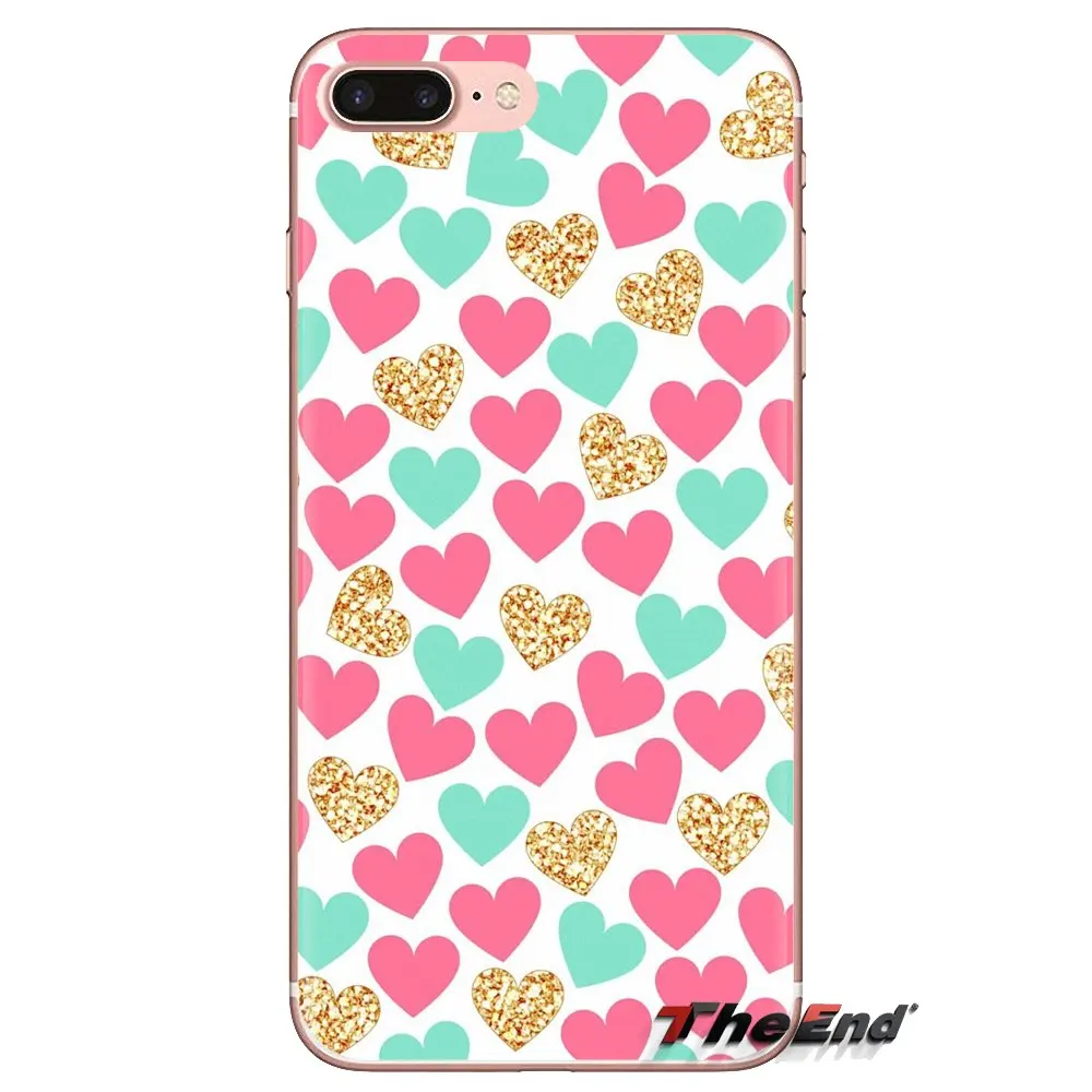 Transparent Soft Shell Covers Heart Lover Luxury For LG G3 G4 Mini G5 G6 G7 Q6 Q7 Q8 Q9 V10 V20 V30 X Power 2 3 K10 K4 K8 2017 |