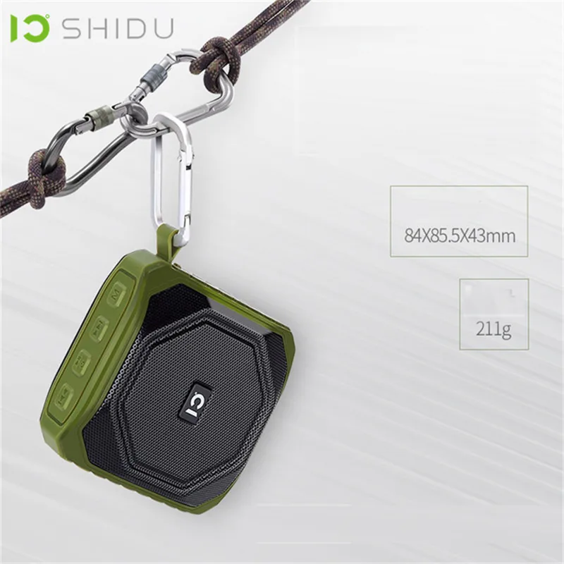 SHIDU P3 уличная Водонепроницаемая IPX5 Беспроводная Портативная колонка Bluetooth 4 2