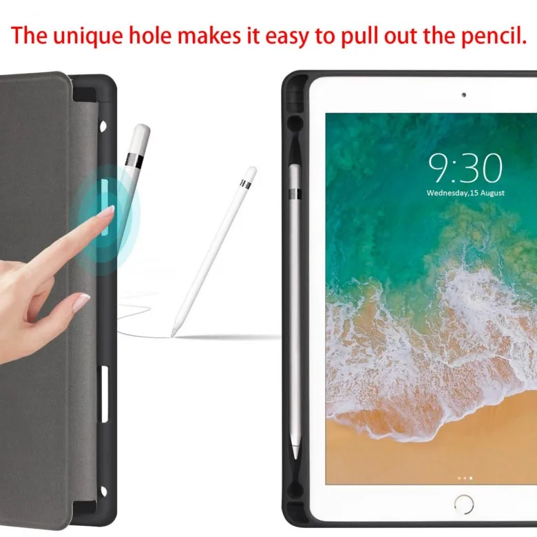 Smart Case with Pencil Holder for iPad Pro 10.5 Slim Full Body Protective Shockproof Cover inch A1701 A1709 | Компьютеры и офис