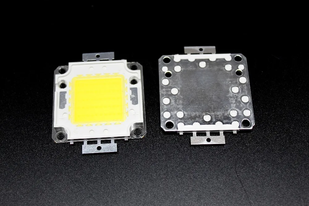 Теплый белый 10 Вт 20 30 50 100 Светодиодный светильник чип DC 12V 36V COB Интегрированный