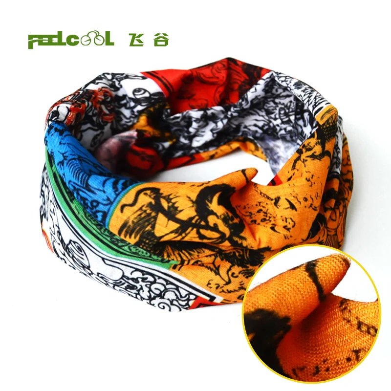 Fly riding bicycle changeable magic mask towel scarf |