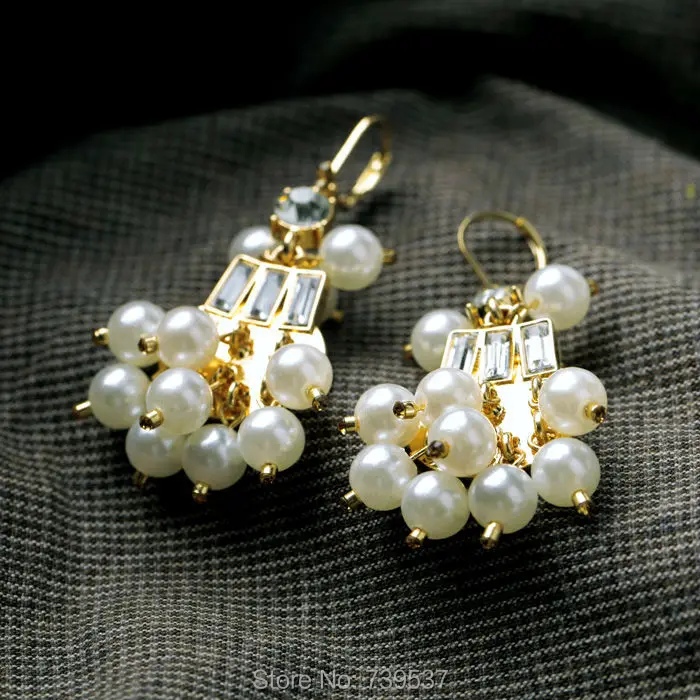 2017 Духи Ювелирные Изделия Ручной Работы Имитация Перл Кластера Праздник Милый