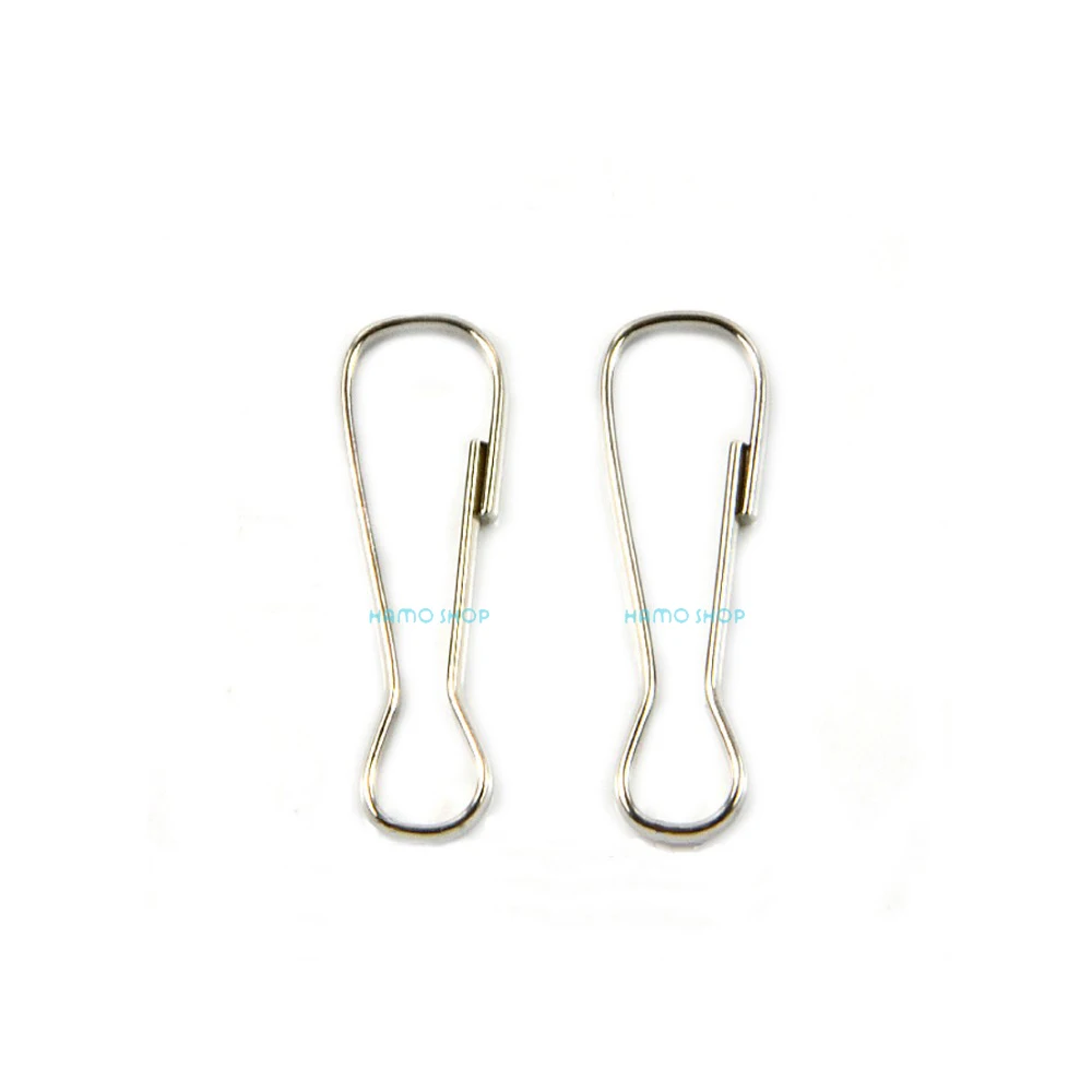 20 шт. 40 мм металлические рандомные зажимы крючки карабин застежка для кемпинга