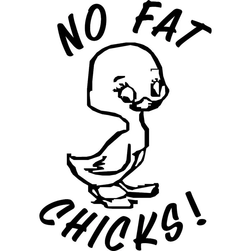 10 2 см * 7 без полных цыплят забавные светоотражающие автомобильные Стикеры