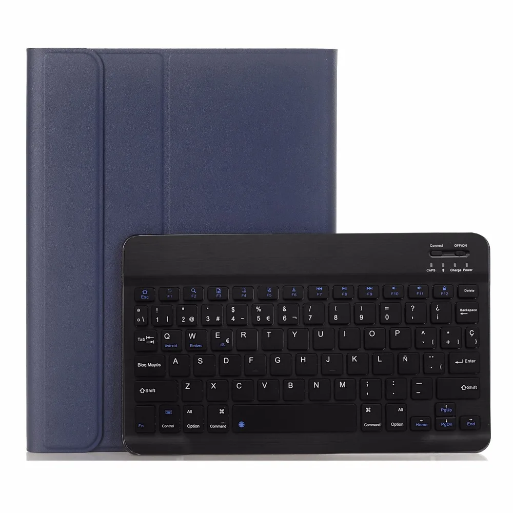 Испанская клавиатура чехол для Apple iPad 9,7 6th 5th Generation Air/Air 2/Pro 9,7 A1822 A1823 A1954 A1566 A1673 держатель для карандашей