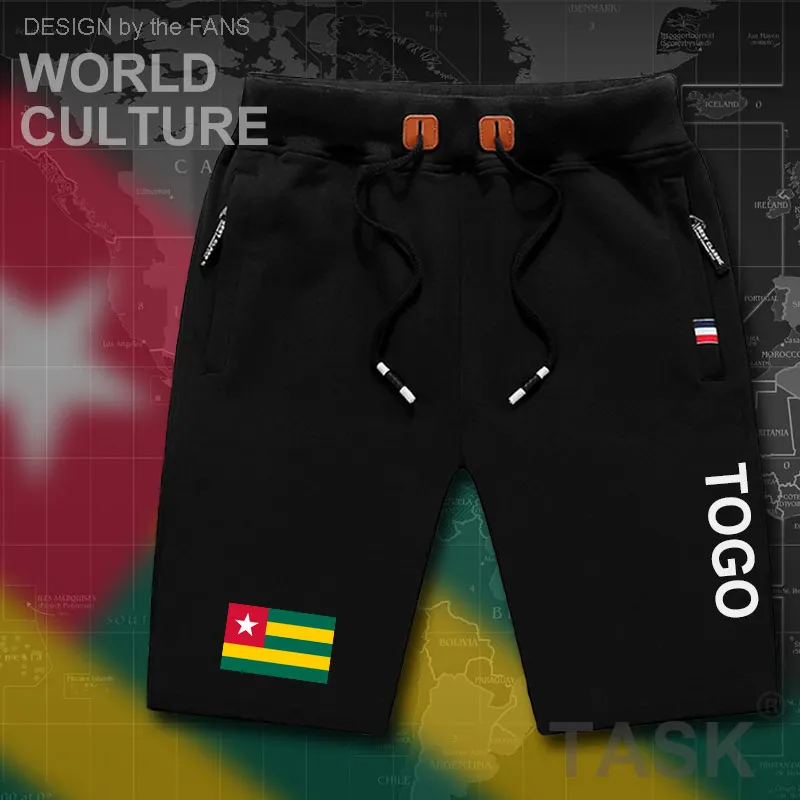 

Togo Togolese Togolaise mens shorts beach man men's board shorts flag workout zipper pocket sweat bodybuilding 2017 cotto TG TGO