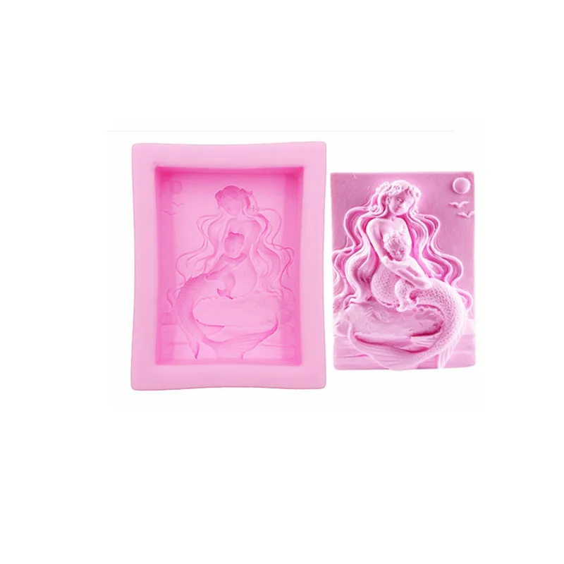 Силиконовая форма для ручной работы силиконовая мыла шоколадная торта десерта