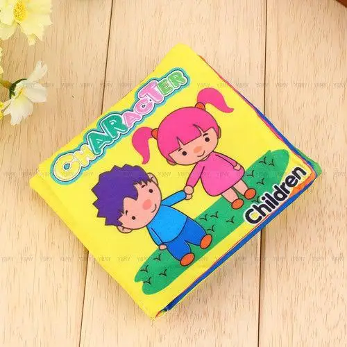 12 страниц мягкая ткань детские книжки для мальчиков и девочек звук шелеста