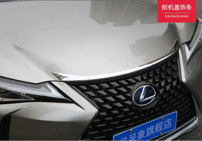 ABS Хром Передняя решетка бампера капот крышка двигателя планки для 19 Lexus UX UX200 UX250h UX260h