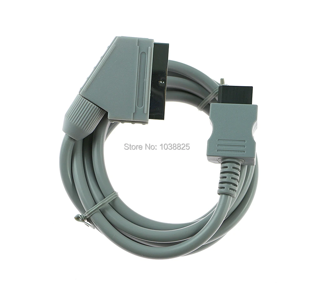 Новый реальный RGB кабель Scart свинцовый шнур для консоли Nintendo Wii PAL | Электроника