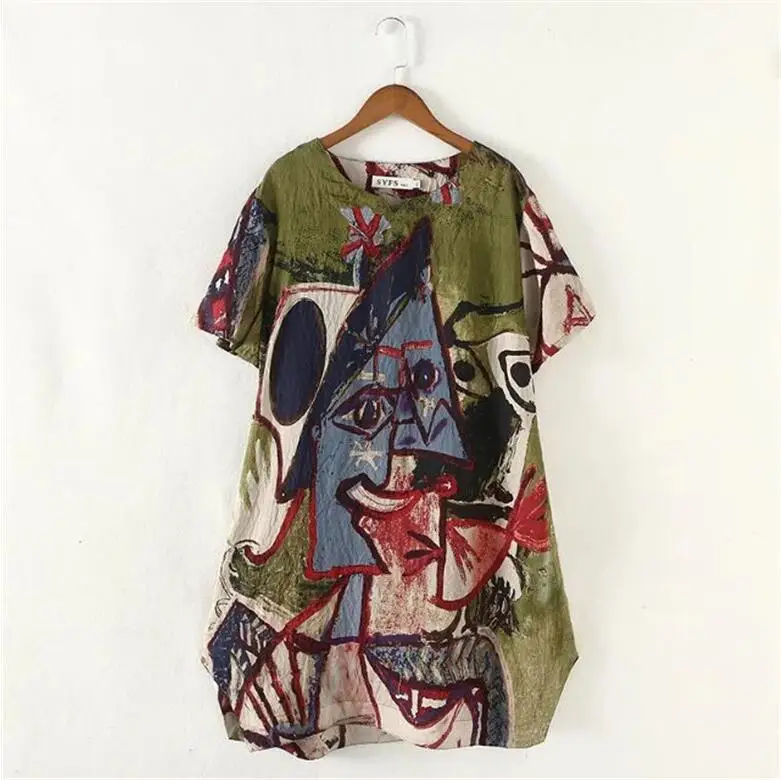 Женское повседневное красное винтажное платье в стиле ретро бохо большие