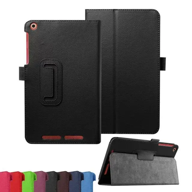 2-папка Folio Stand держатель личи Роскошный кожаный чехол защитный с магнитной