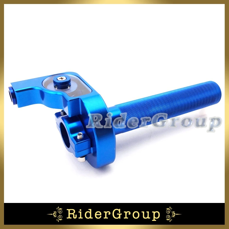 Мотоцикл поворотная ручка синяя дроссельная заслонка для CR 80 CR85 CR125 CR250 CR500 YZ100 YZ125