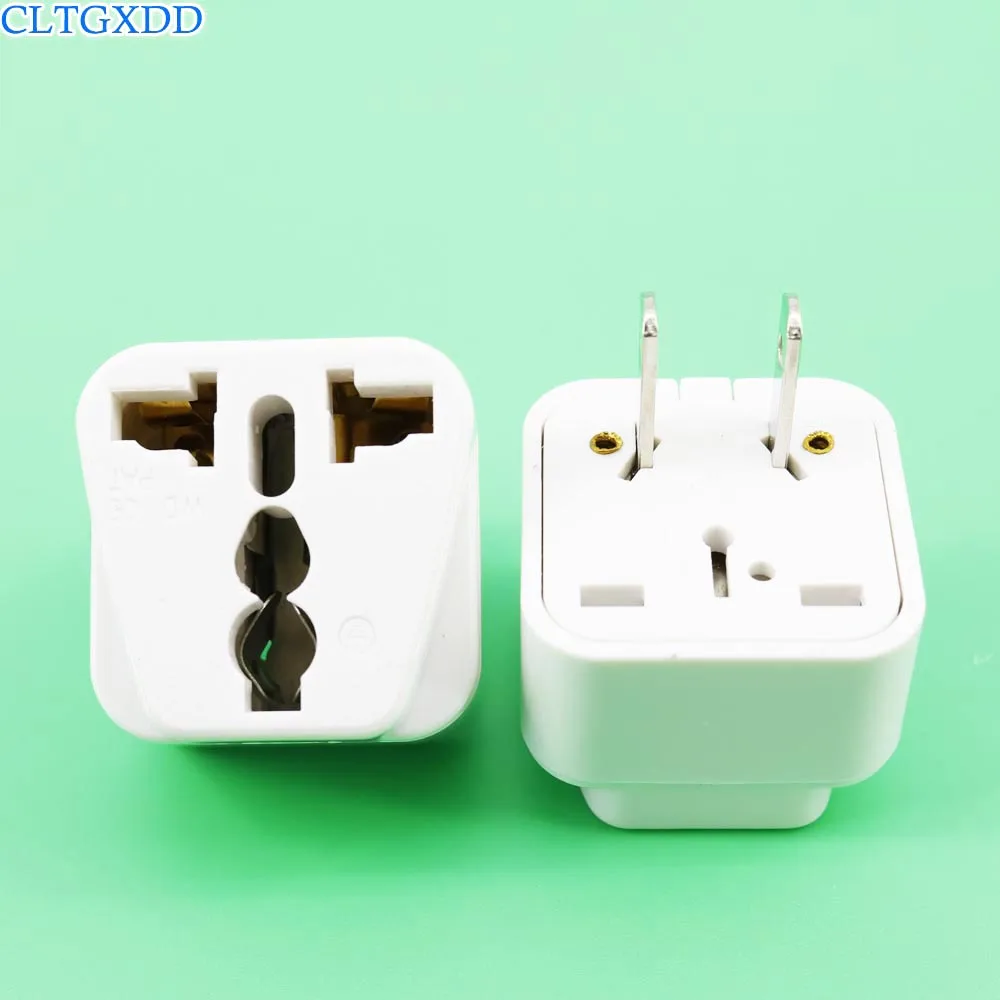 

1PC US 2 pin Type A Universal AC Travel Power flat plug adapter Converter Japan Taiwan Thailand EU TO american socket adaptor