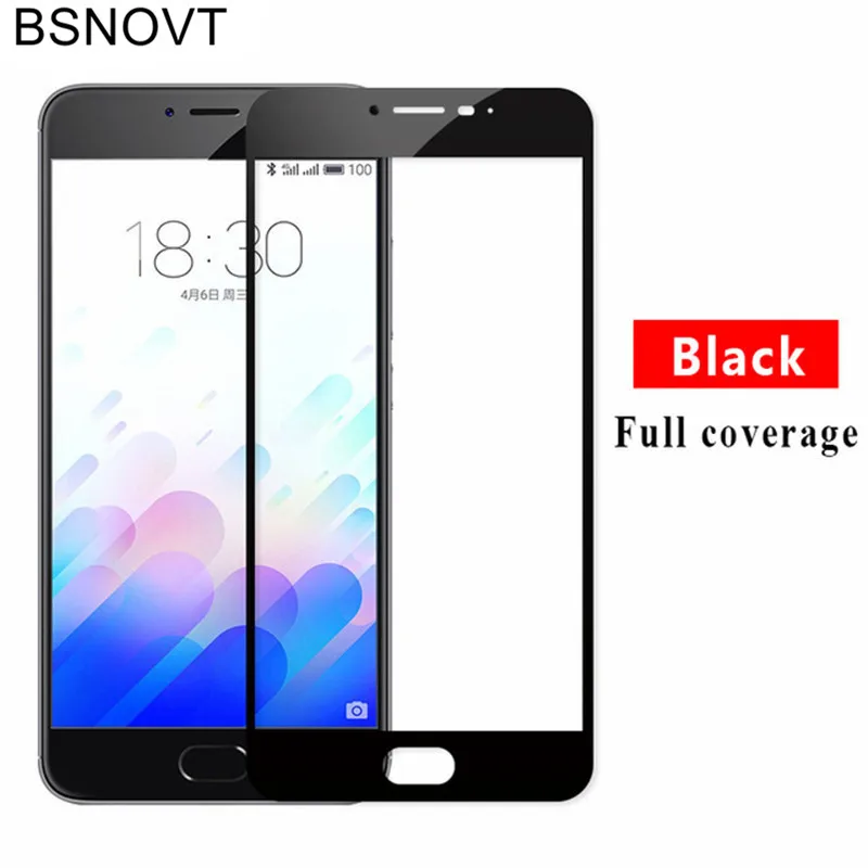 2 шт защита экрана Meizu M3 Note стекло закаленное для полное покрытие Meilan 3 пленка