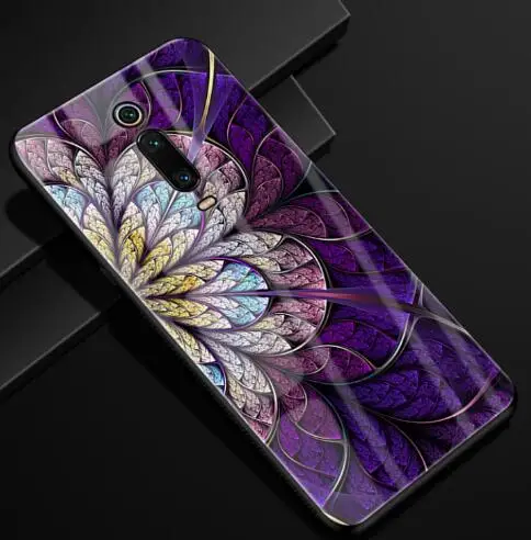 Фиолетовый Чехол для Xiaomi mi 9 T, чехол для mi 9T из закаленного стекла, Жесткий Чехол для Xiaomi mi 9 SE, чехол для Coque Shell на mi 9 9SE mi 9t Pro Fundas - Цвет: Фиолетовый