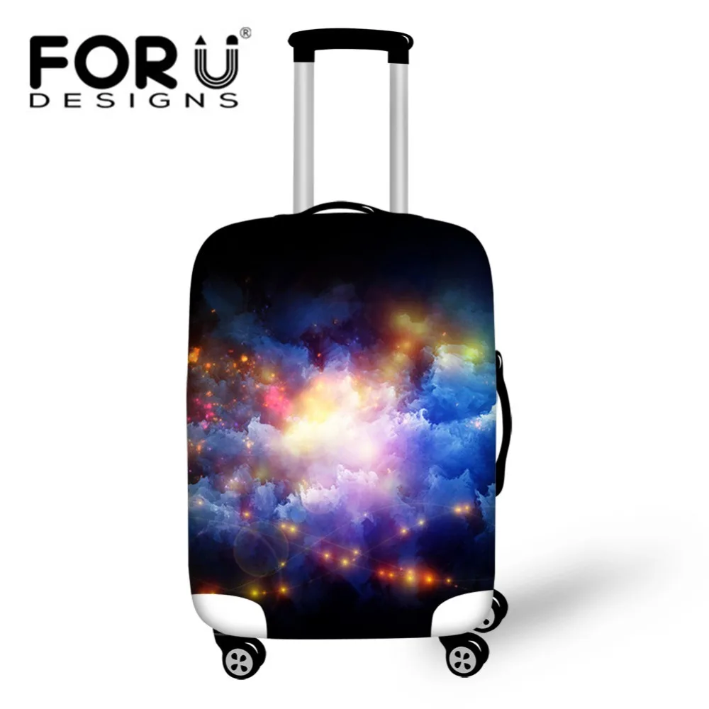 FORUDESIGNS/с космическим принтом Эластичные Туристические товары 18-30 дюймов чемодан