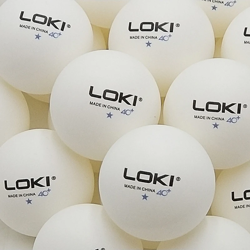 Мячи для настольного тенниса LOKI 30 шт./упак. 1 Star белые 40 + мм из АБС пластика мячи