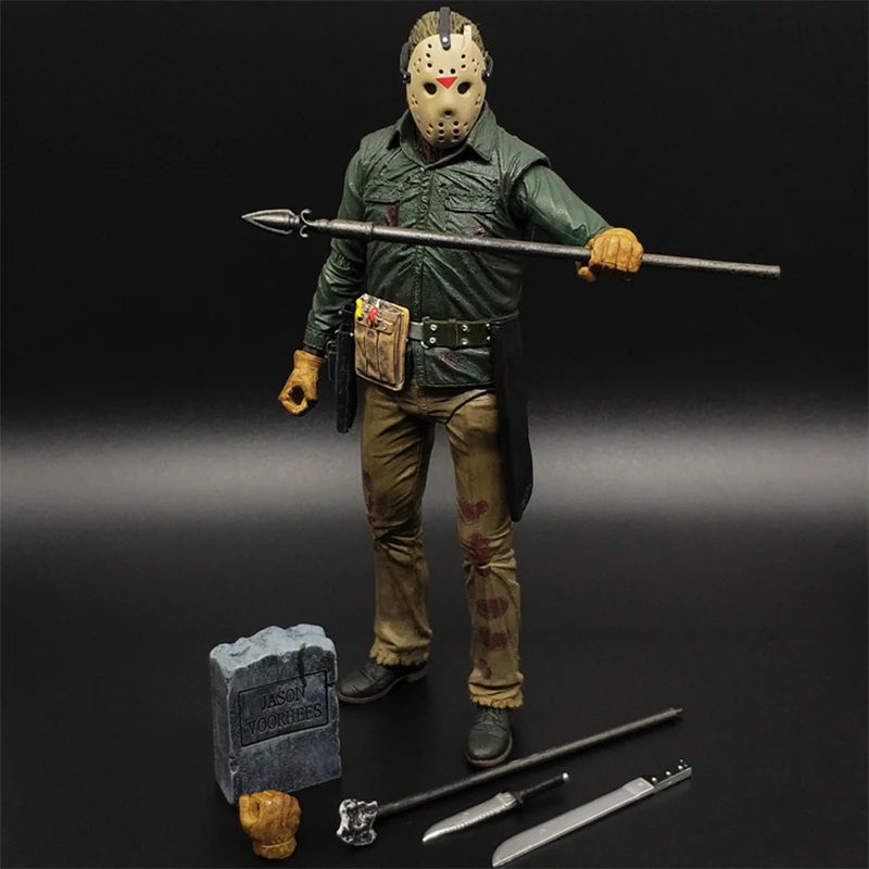 NECA оригинальная пятница 13-я часть 6 VI Джейсон Lives Voorhees конечная фигурка игрушка кукла