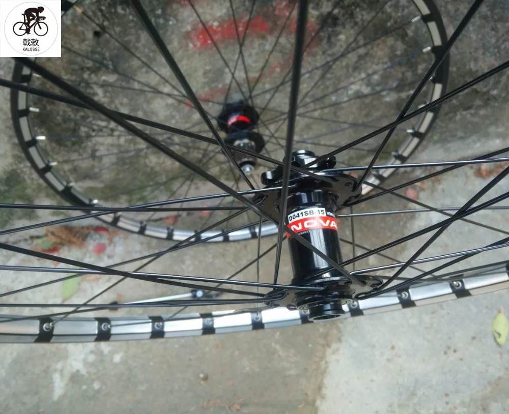 Kalosse 32 holes 15*100mm barrel shaft 7/8/9/10/11gear cassette Mountain Bike wheels 26/27.5/29er MTB wheel | Спорт и развлечения