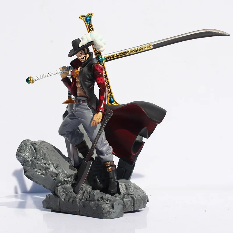 Luffy And Dracule Mihawk ПВХ фигурка игрушки куклы 6 дюймов 15 см Коллекционная модель|one piece