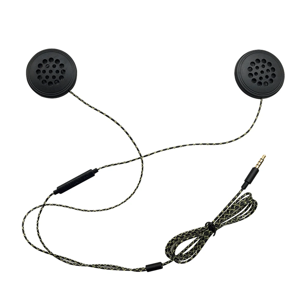 Проводные наушники 3 5 мм мотоциклетный домофон шлем музыкальные Hands free с HD