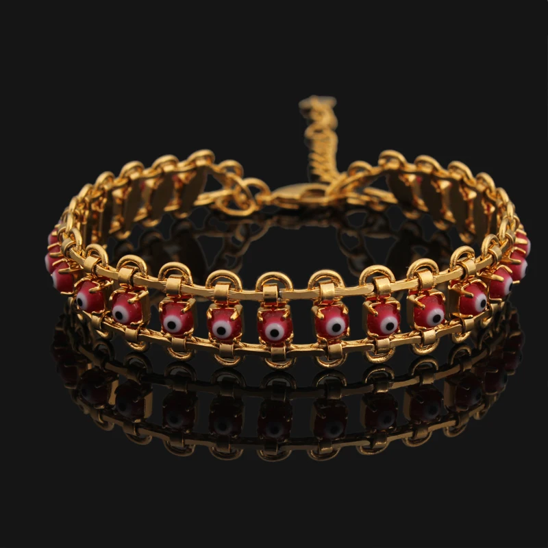 Новый красивый браслет от сглаза с покрытием для женщин модные украшения|bracelets