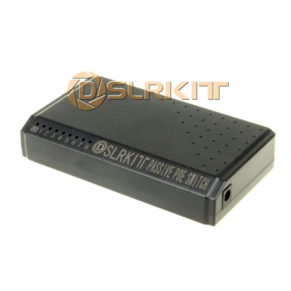 DSLRKIT 8 портов 6 PoE Kit (переключатель + разделитель) 18V 55V до 12V DC понижающий