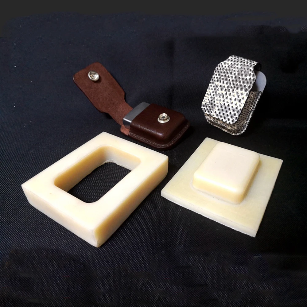 DIY Кожа ремесло огонь Зажигалка пластик фиксированной формы моделирования отправить с акриловый шаблон бесплатно 75x53x25 мм