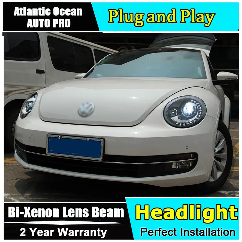 Новая Автомобильная фара Стайлинг для VW Beetle головной светильник s 2013-2018 xenon