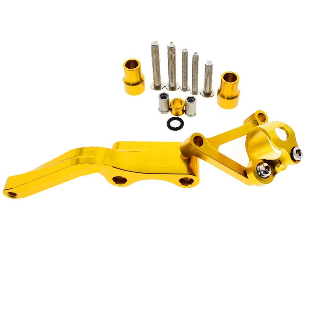 Для DUCATI 696 796 795 CNC алюминиевый демпфер Руля Мотоцикла стабилизатор Кронштейн