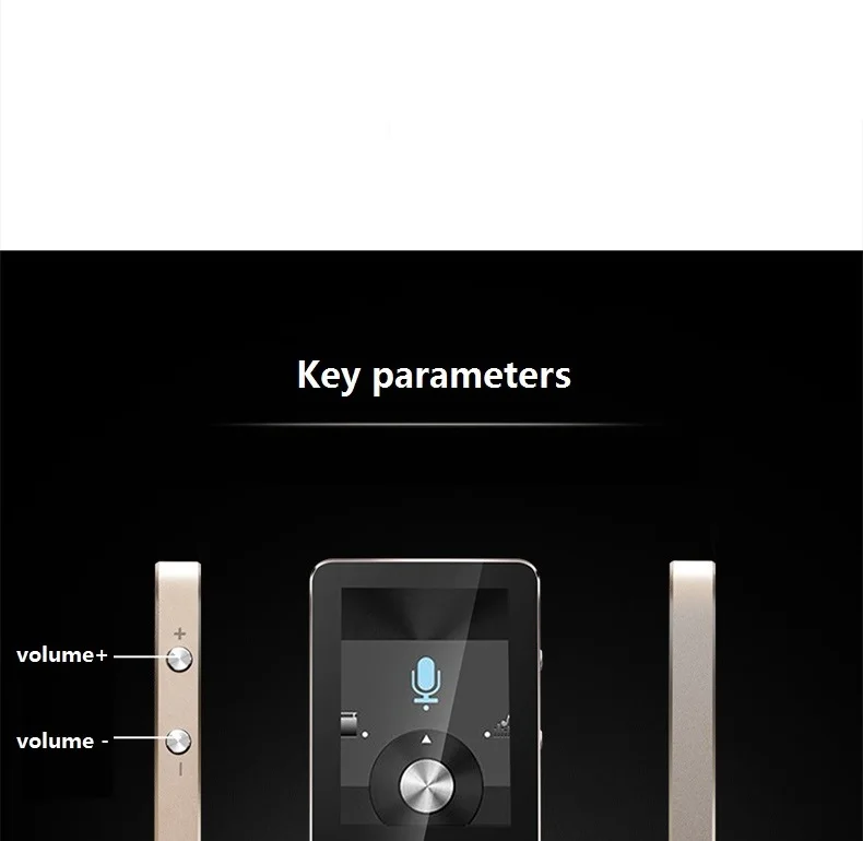 Geruida Bluetooth Hi-Fi MP4 плеер 8 г Touch ключ MP3 с часы с видеорегистратором E-Book рука ремешок Испанский Русский Португальский французский