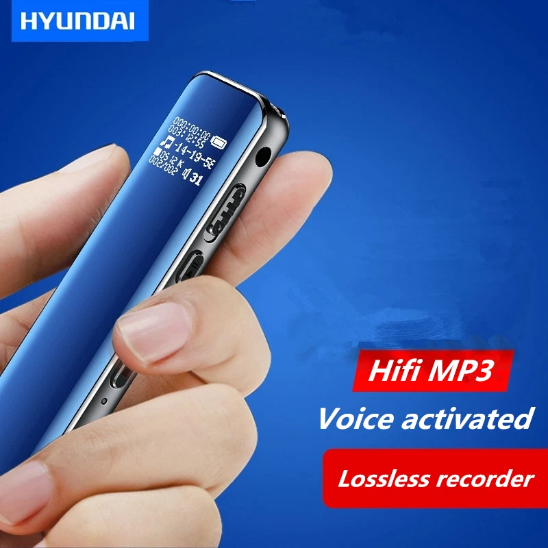 Yescool, HY-K609, Профессиональный диктофон, Голосовая активация, уменьшение Noies, espia, мини, скрытый Цифровой диктофон с MP3-плеером