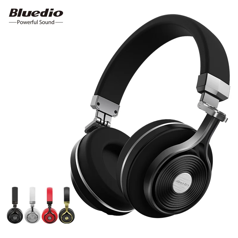 Bluedio T3 Bluetooth наушники беспроводные с встроенным микрофонном аудиовход и